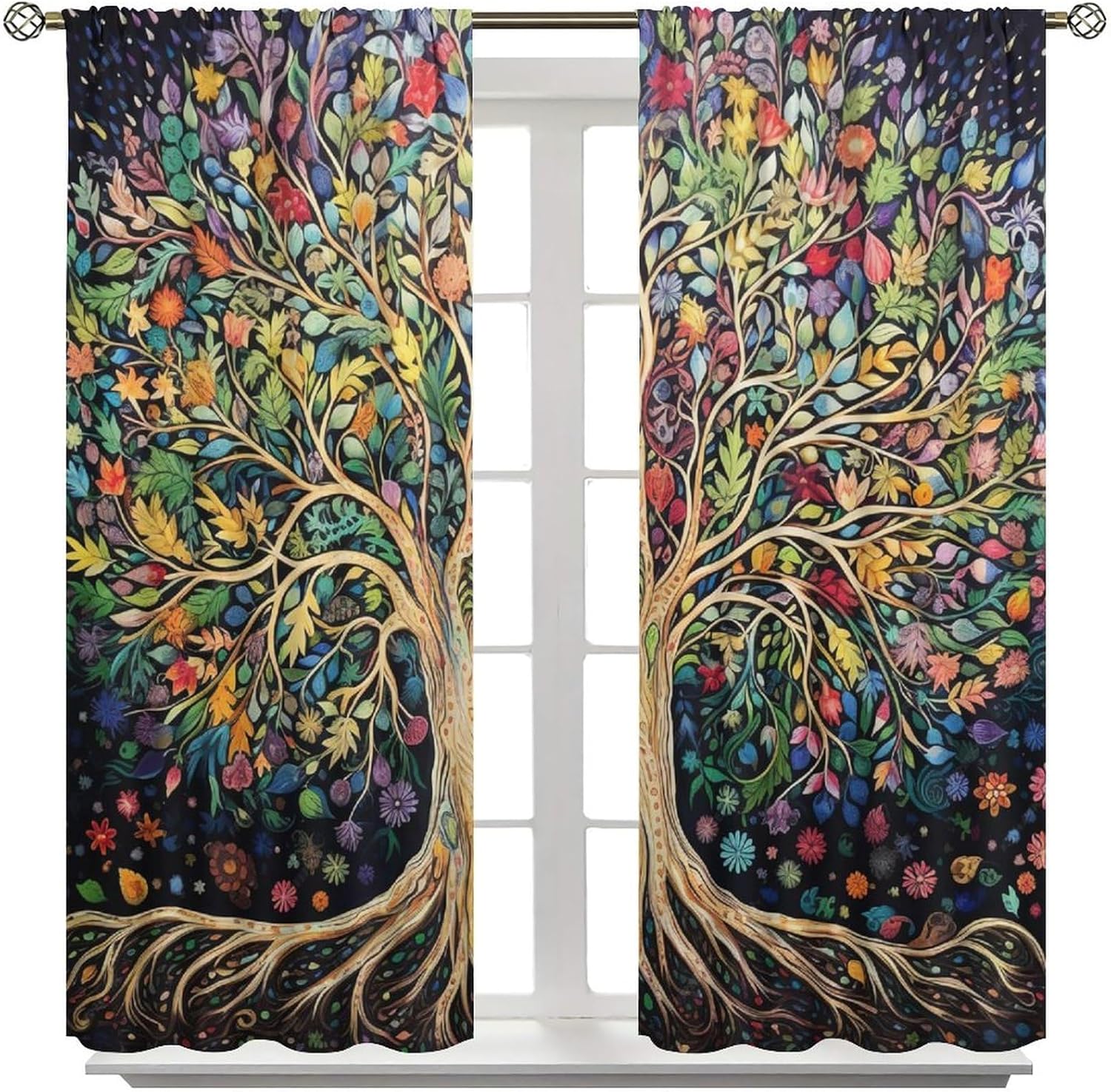 Tree of Life Curtains, Fantasy – обзор и цена Korean Arts And Lifestyle