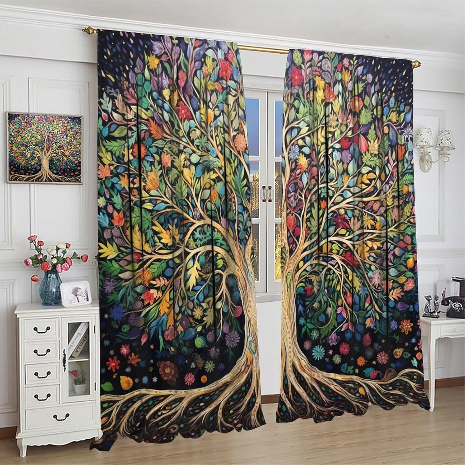 Tree of Life Curtains, Fantasy – обзор и цена Korean Arts And Lifestyle