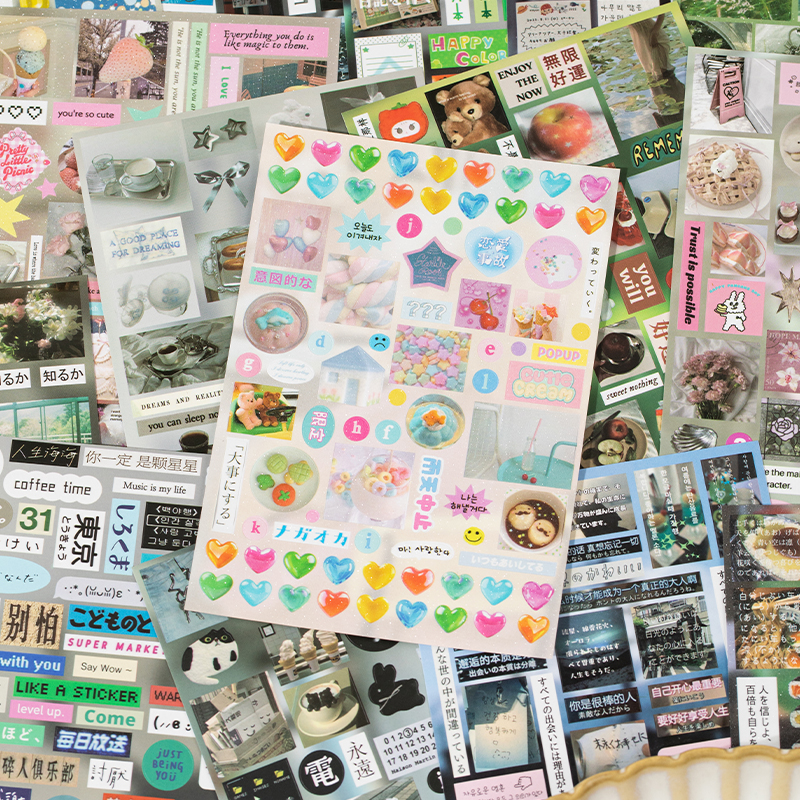 30Sheets Sticker Book Mist Rai – обзор и цена Korean Arts And Lifestyle