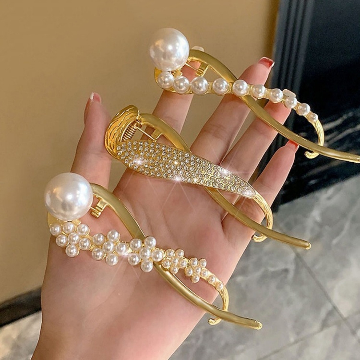 Elegant Glitter Pearl Hair Cli – обзор и цена Lifestyle Of Korean