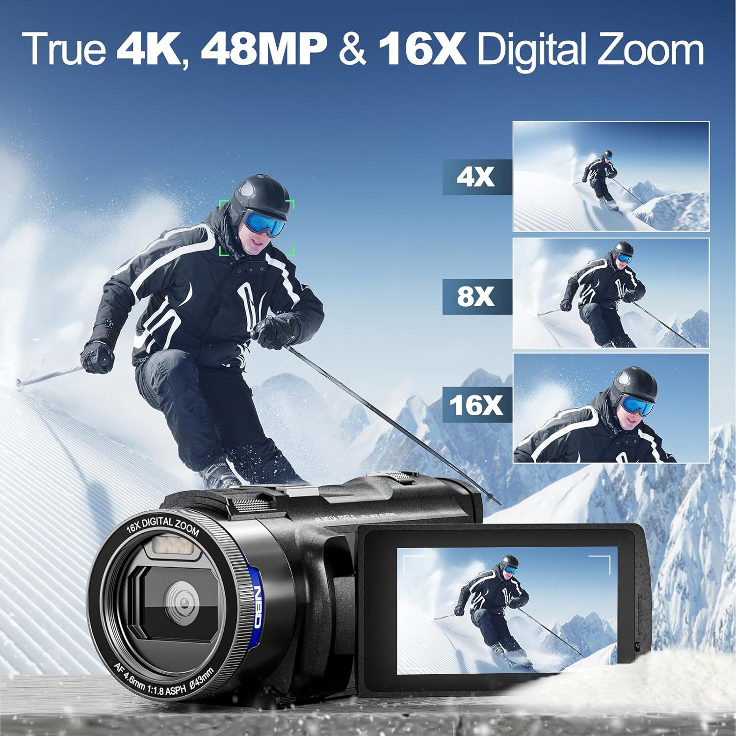 NBD 4K Camcorder Video Camera  – обзор и цена Korean Lifestyle Vlog
