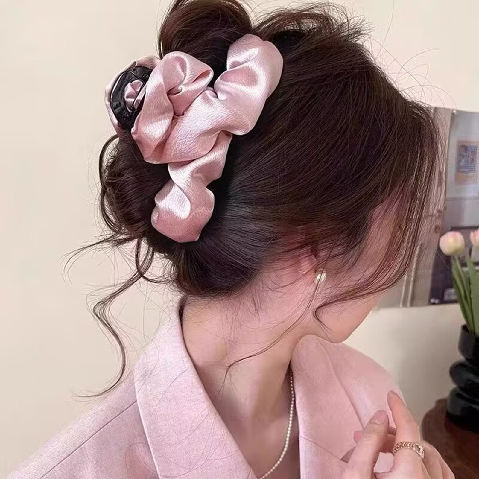 Large Satin Hair Claw Korean S – обзор и цена Korean Daily Lifestyle