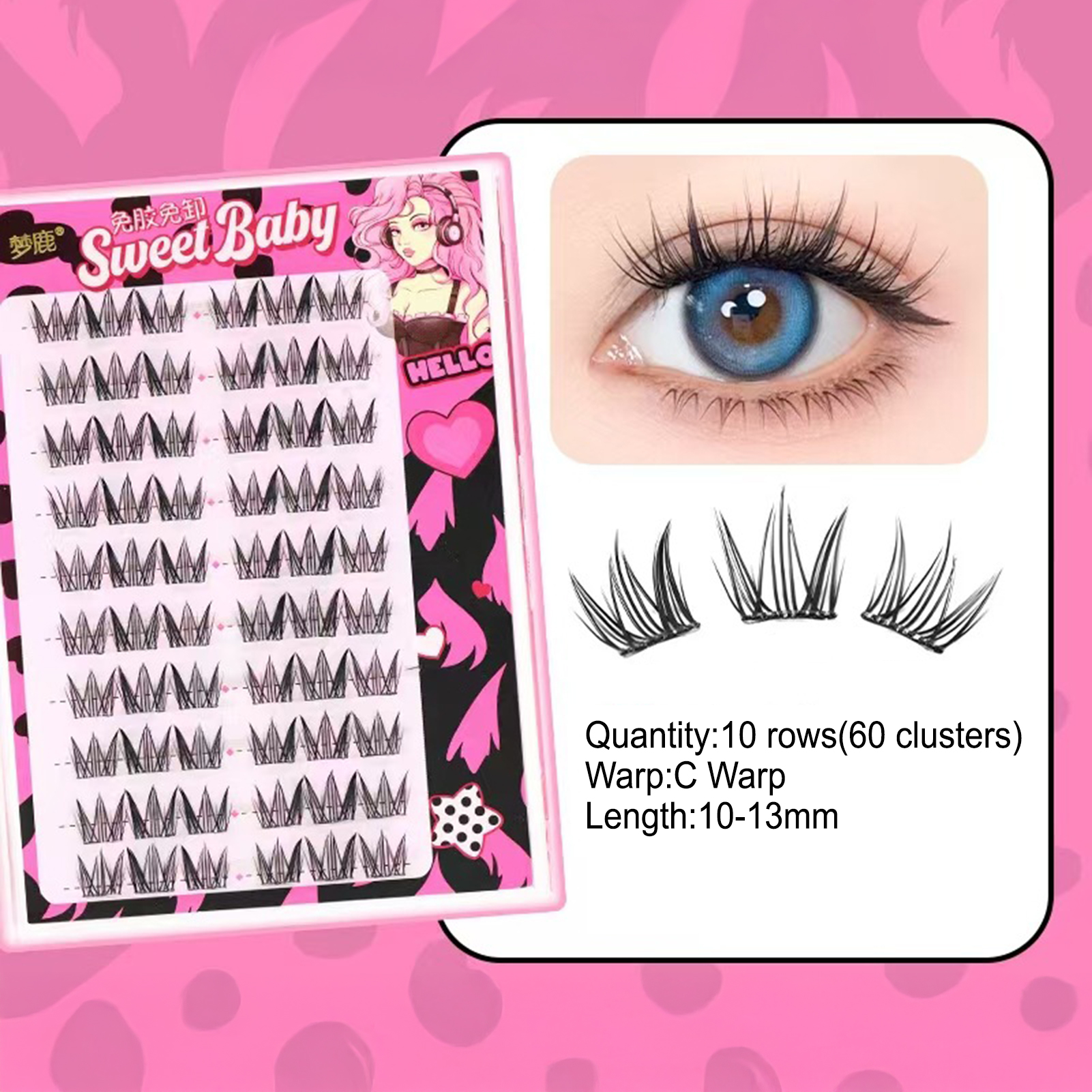 Women DIY Curling Eyelash Clus – обзор и цена Korean Daily Lifestyle