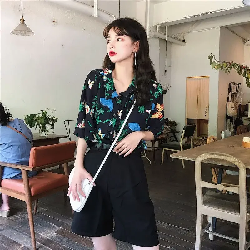 Shirts Women Corduroy Patch Po – обзор и цена Korean Daily Lifestyle