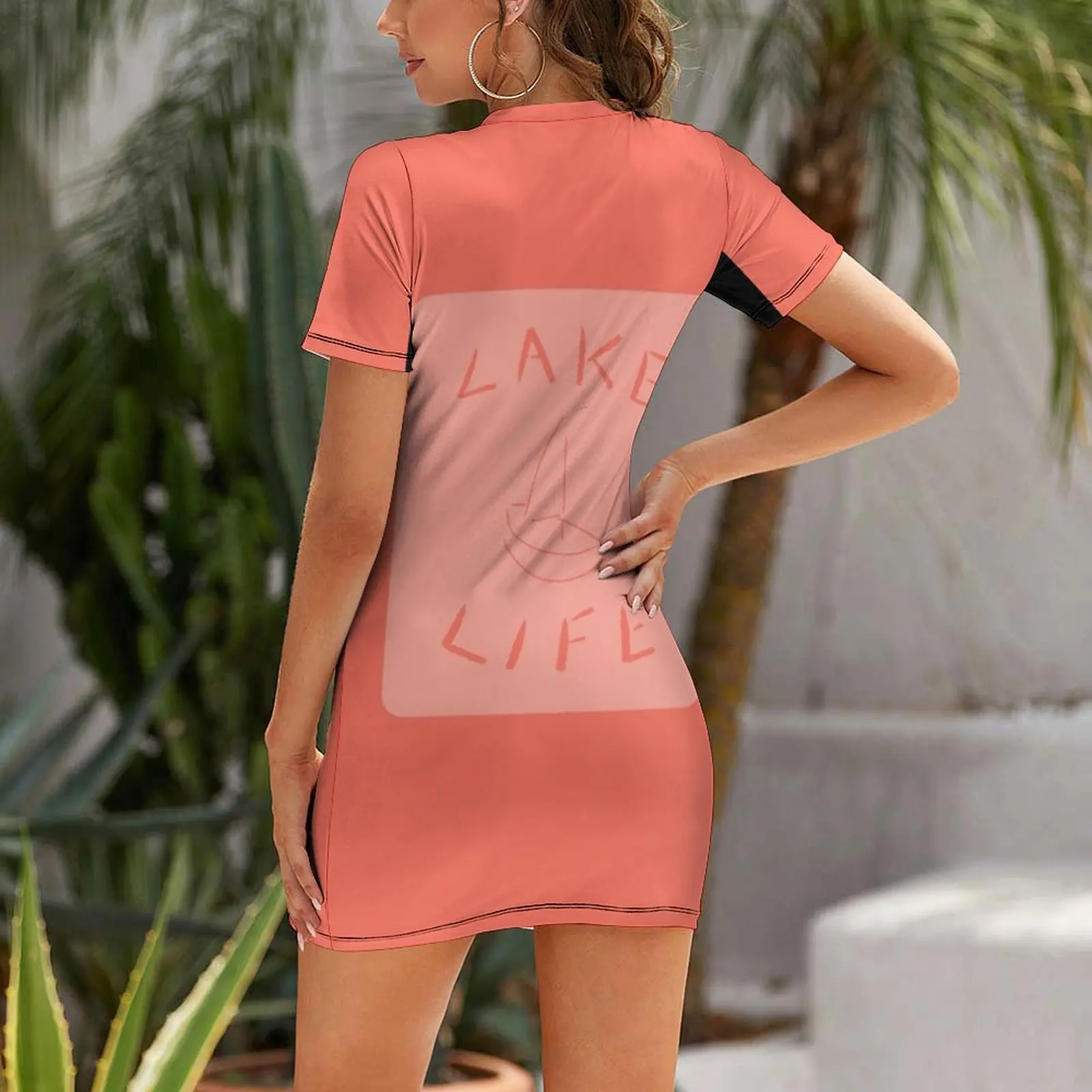 Lake Life (Light Red) Short-Sl – обзор и цена Korean Lifestyle Trends