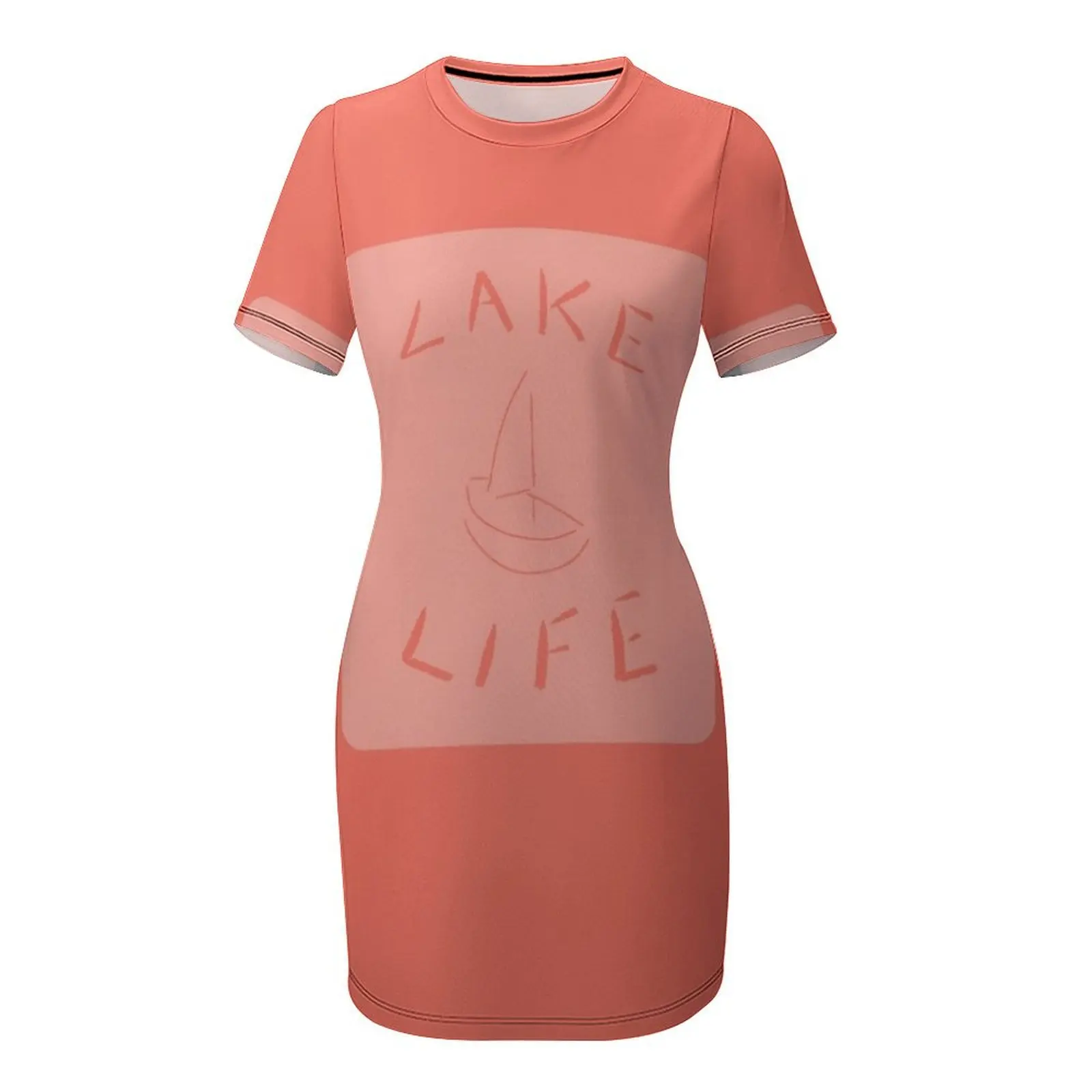 Lake Life (Light Red) Short-Sl – обзор и цена Korean Lifestyle Trends