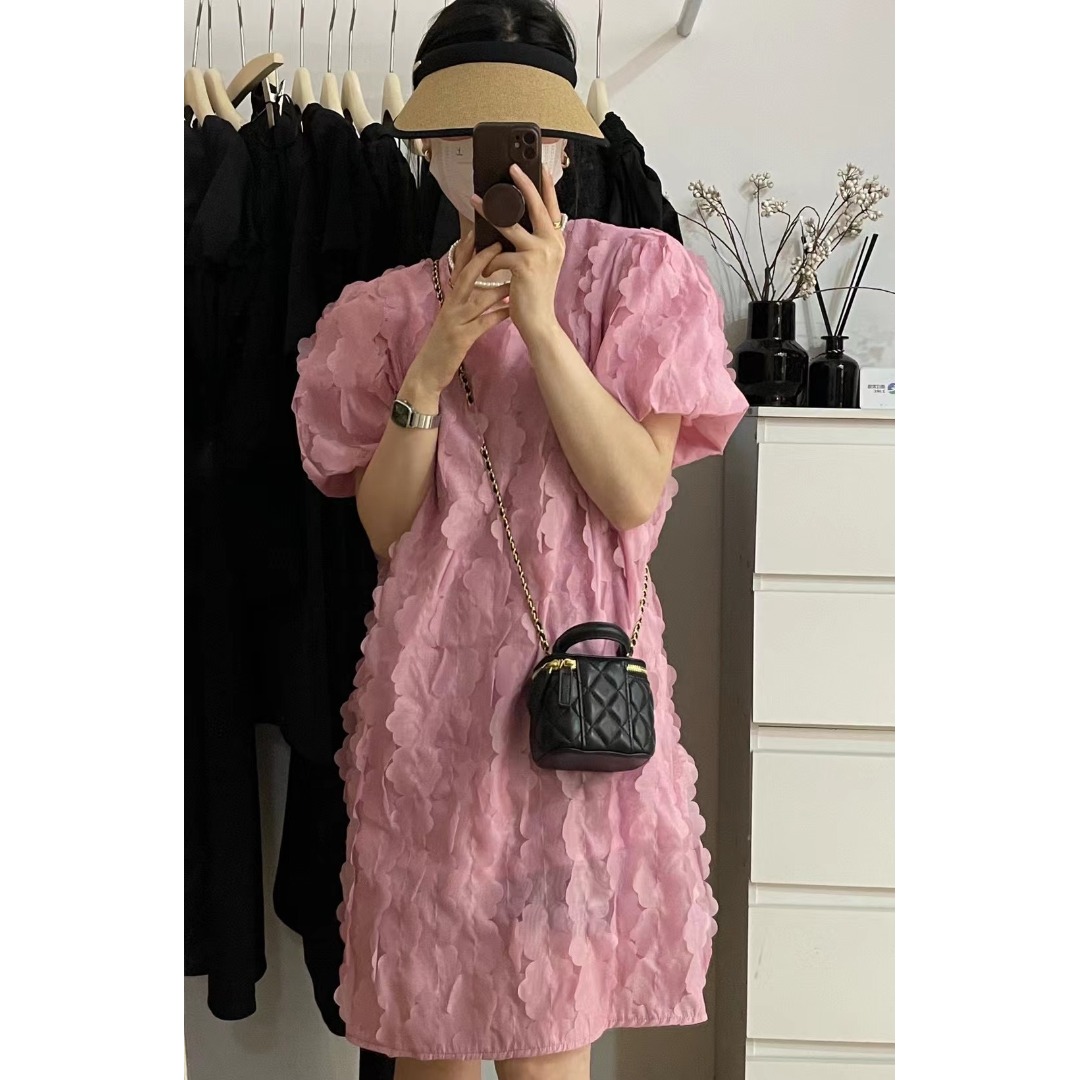 Floral Bubble Sleeve Dress Kor – обзор и цена Lifestyle Of Korean