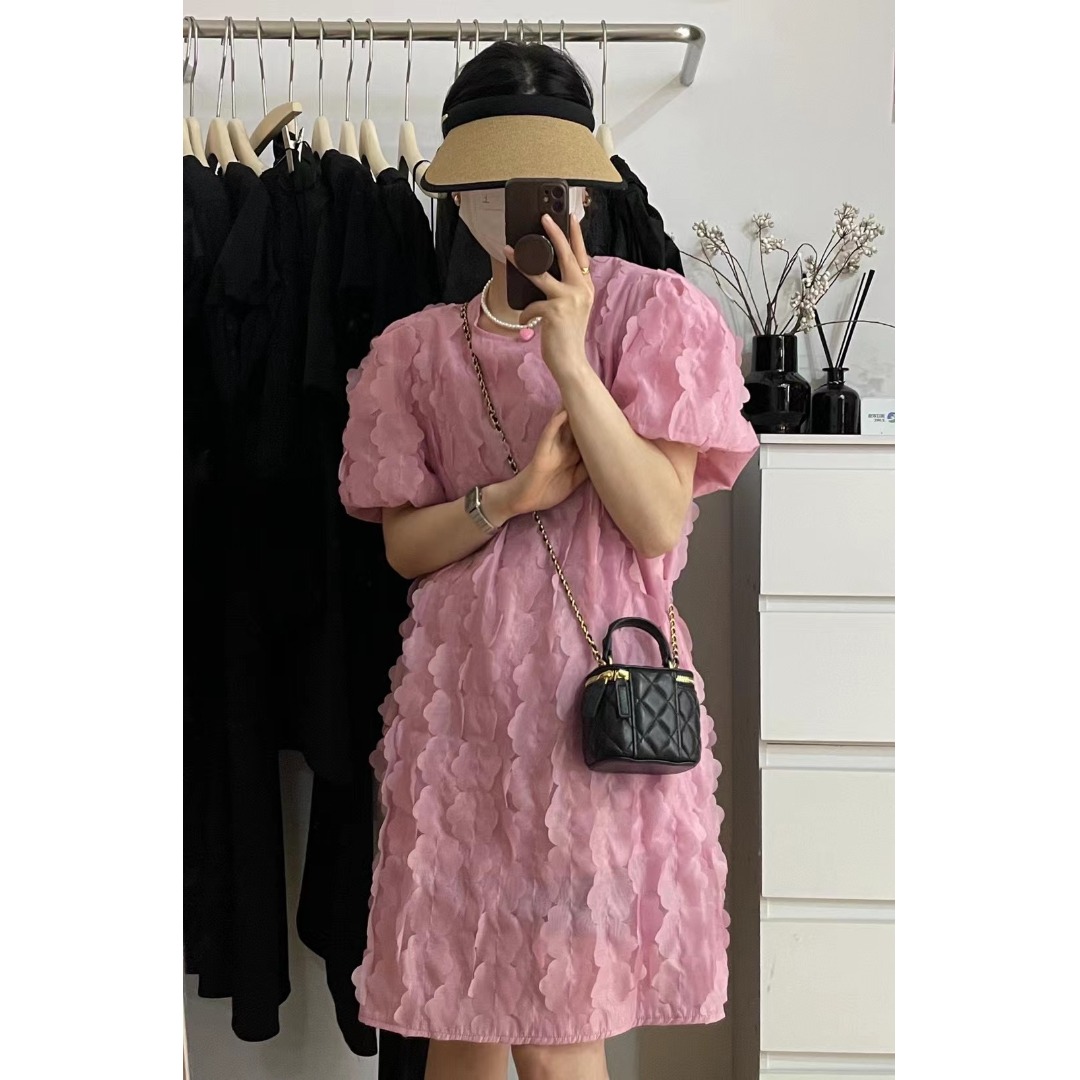 Floral Bubble Sleeve Dress Kor – обзор и цена Lifestyle Of Korean